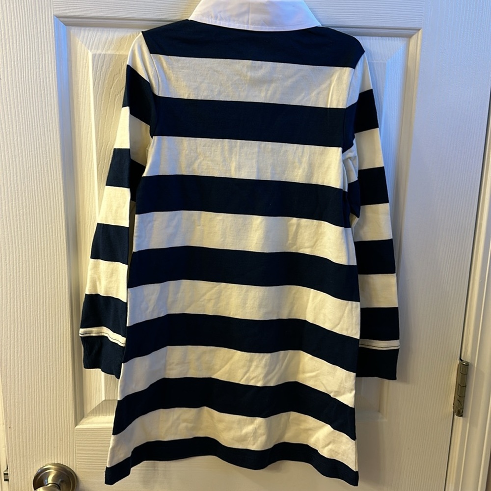 ⭐️ NWT Long sleeve rugby polo style pointed collar dress - Picture 5 of 6